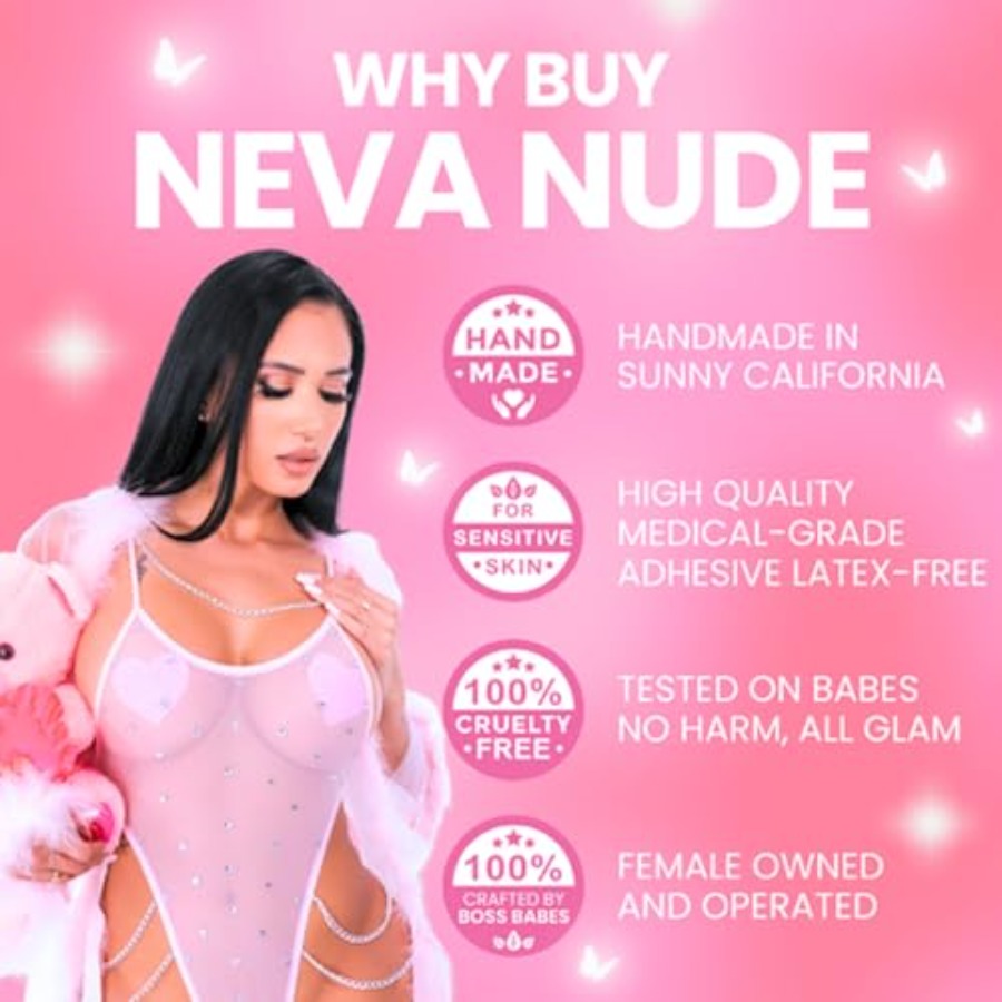 Neva Nude Weed Leaf Nipztix Pa - Nipple Cover Pasties ulasan dan harga