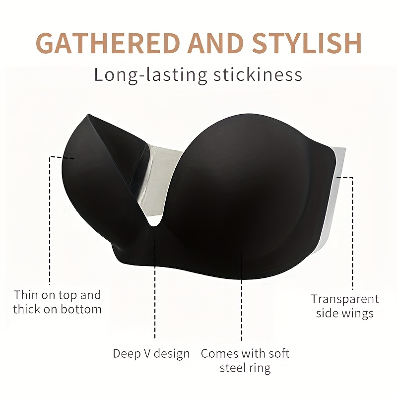 Strapless Seamless Invisible S - Silicone Bra Adhesive ulasan dan harga