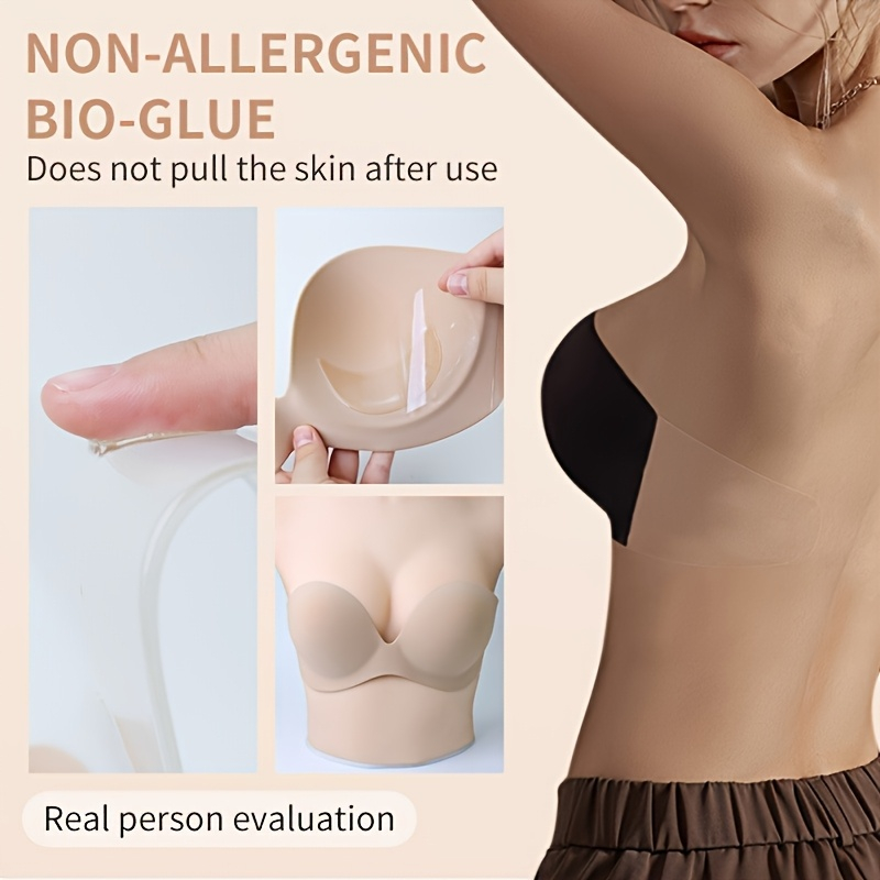 Strapless Seamless Invisible S - Silicone Bra Adhesive ulasan dan harga