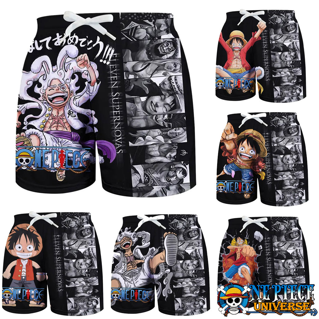 2026 One Piece 3D Printed Luff - Boyshort Underwear ulasan dan harga