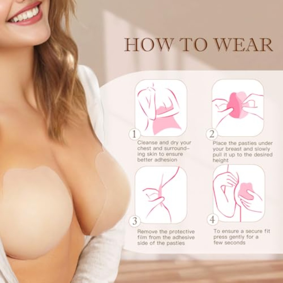 Zacca Sticky Bra for Women, Ad - Silicone Bra Adhesive ulasan dan harga