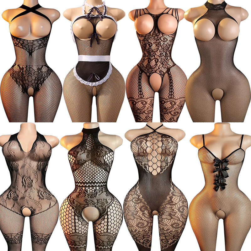 Porn Sexy Lingerie Set Fishnet - Bodystocking Fishnet ulasan dan harga