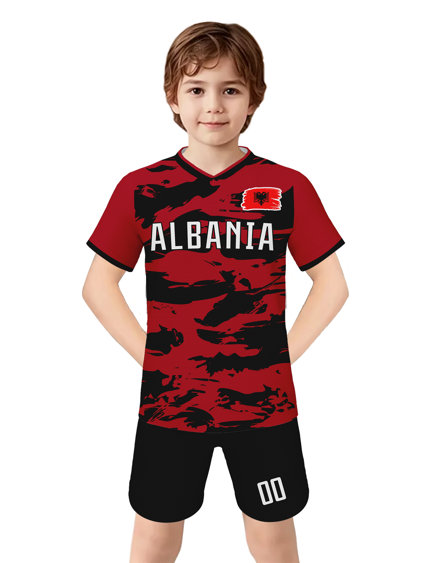 Albania Custom Soccer Jersey K - Boyshort Underwear ulasan dan harga