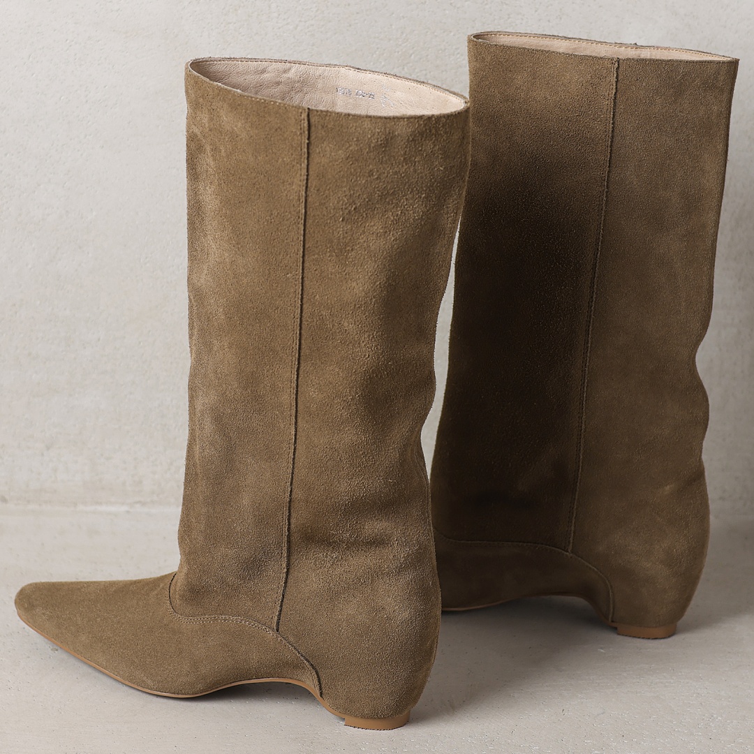Women's natural suede leather  - Slip Dress Satin ulasan dan harga